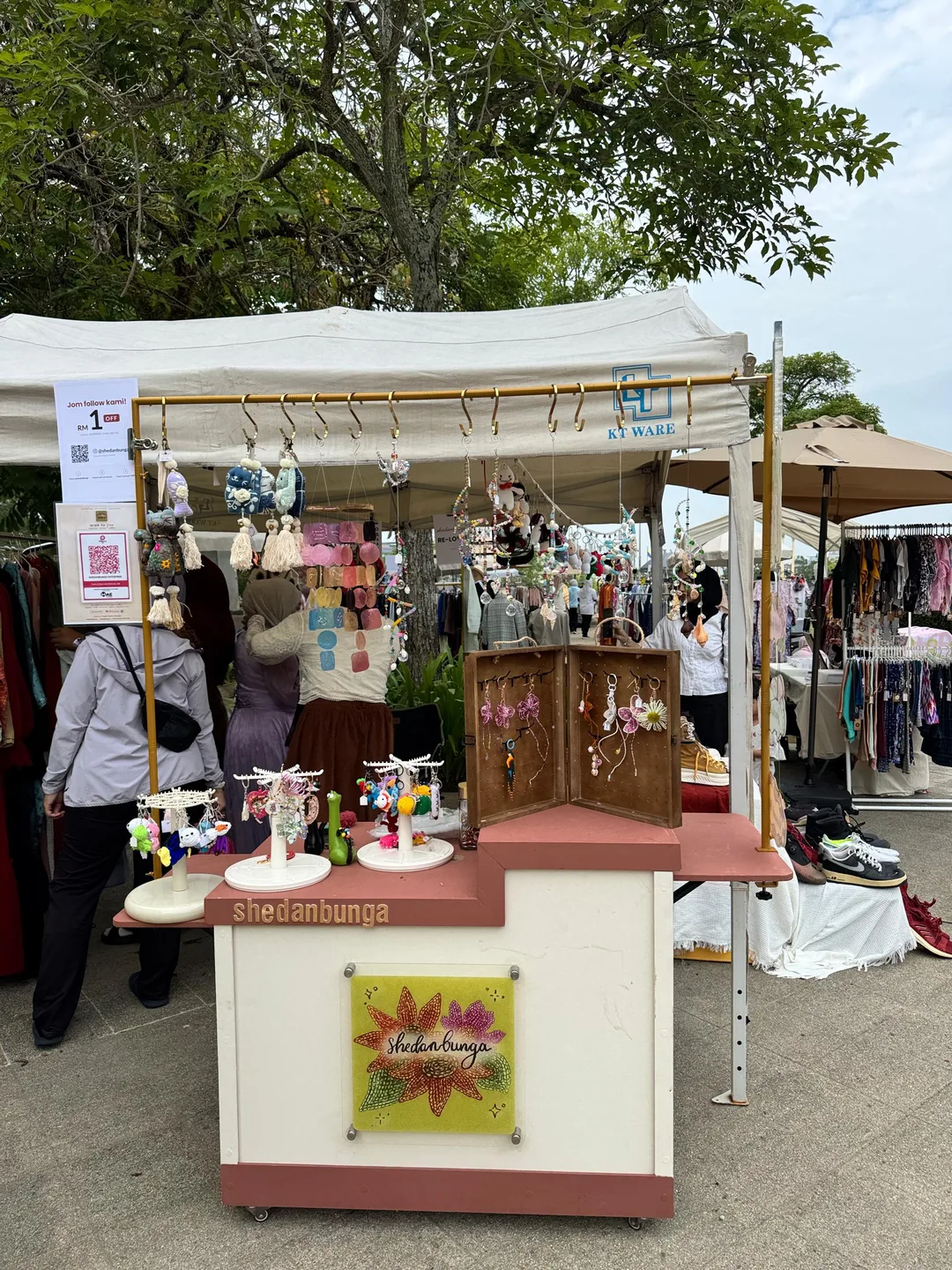 shedanbunga booth at People's Market, Laman Perdana Putrajaya, 12 September 2026